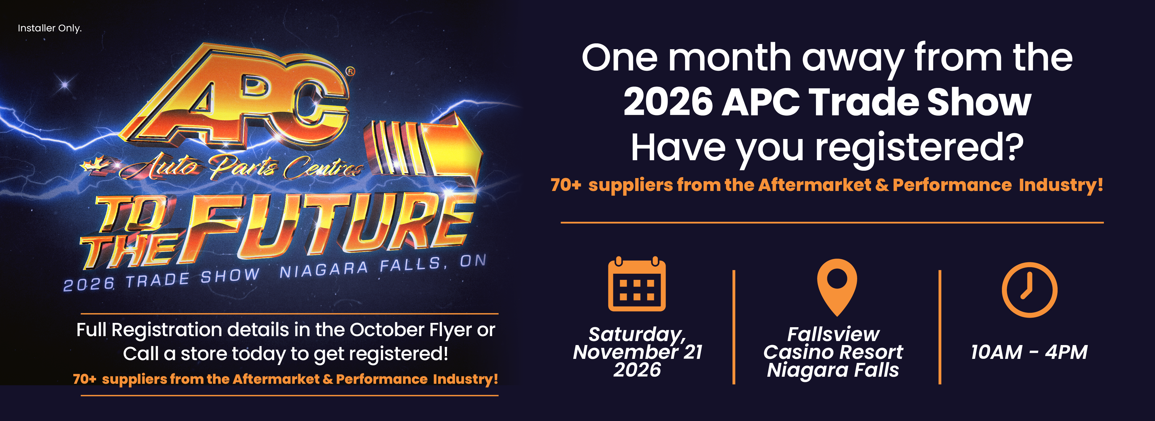 APC Trade Show - Register Now!